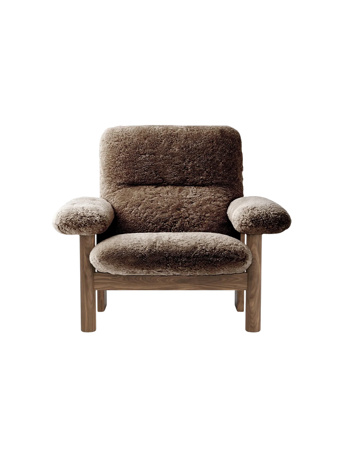 Audo Copenhagen, Brasilia Lounge Chair, Schaffell