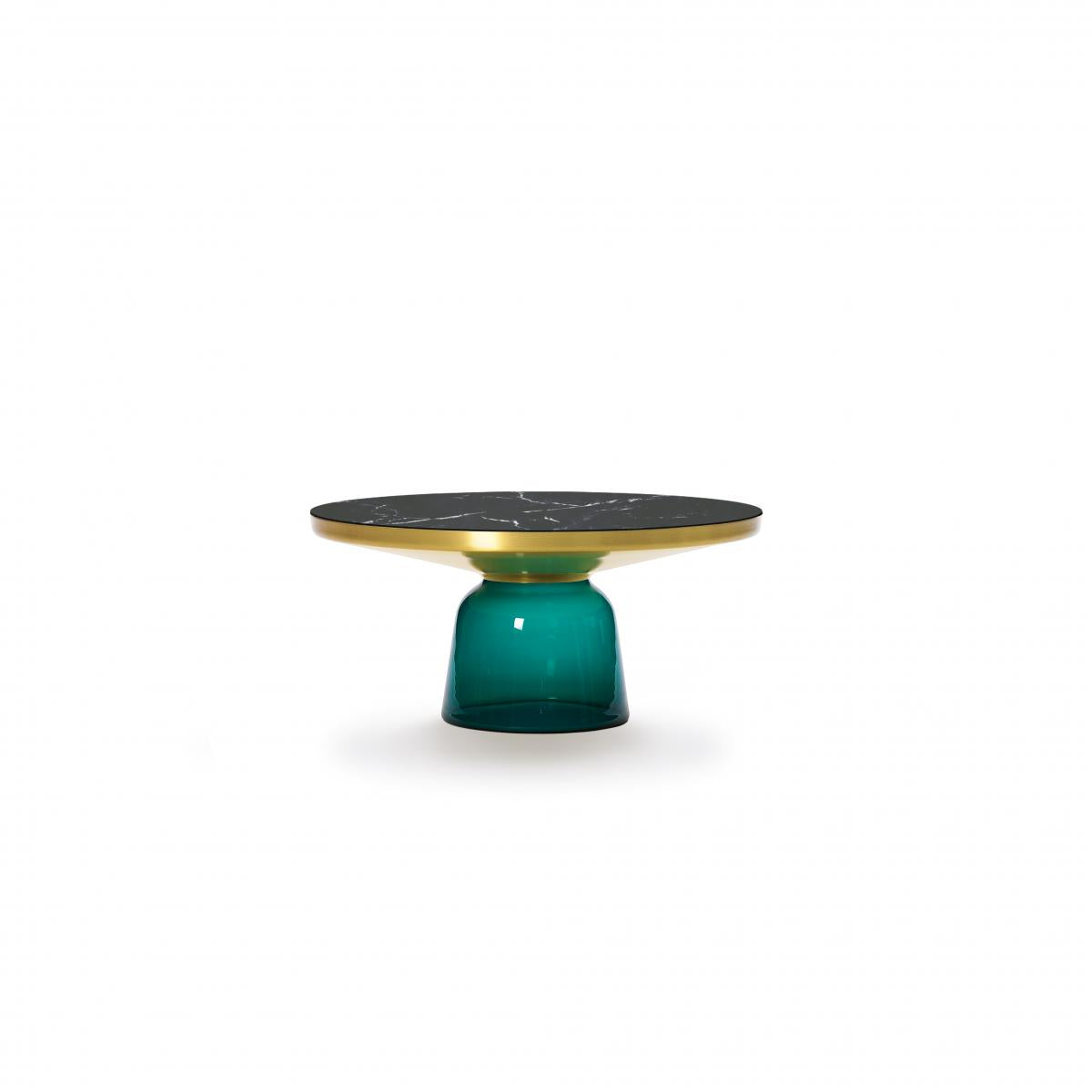 ClassiCon, Bell-Kaffee-Tisch, Metallaufsatz Messing