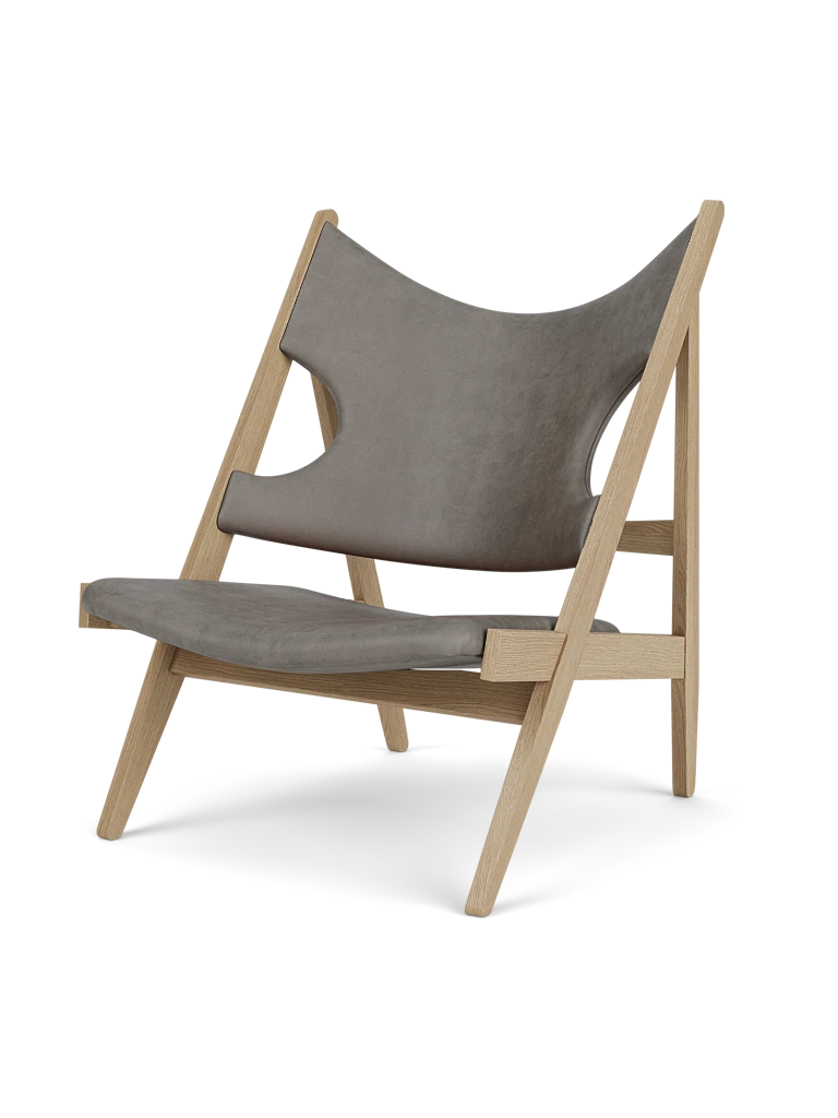 Audo Copenhagen, Knitting-Lounge-Sessel, Leder