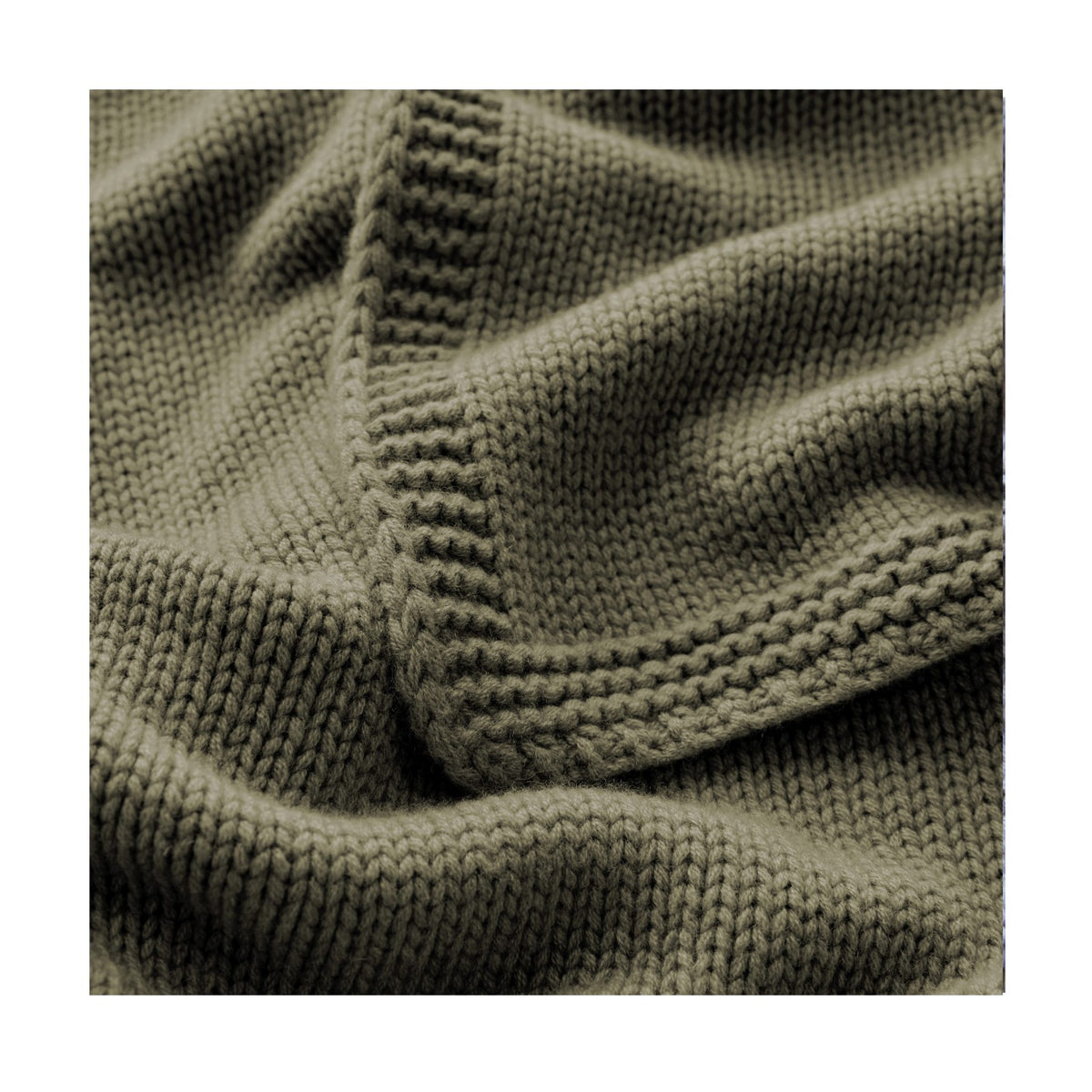 LUIZ, Cashmere-Decke Memoire, 140x200, lava