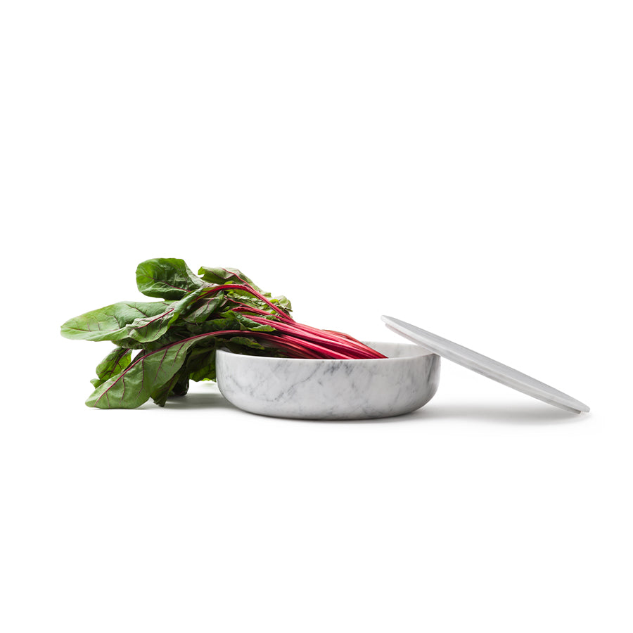 when objects Schale aus Carrara Marmor mit Deckel von Vincent van Duysen