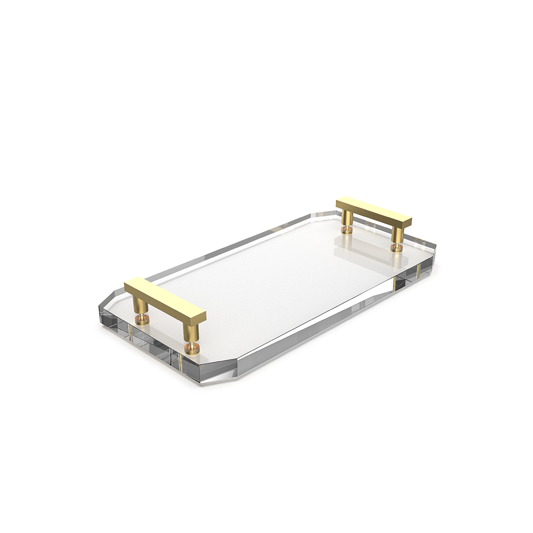 Decor Walther, Tabletts KRISTALL KR TAB, goldmatt