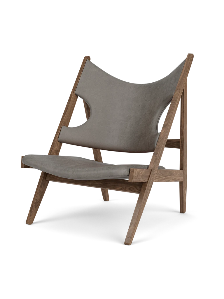 Audo Copenhagen, Knitting-Lounge-Sessel, Leder
