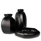 Guaxs Vase KARAKOL, black