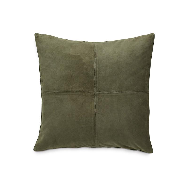 LUIZ Kissen SUEDE aus Leder in den Massen 40 x 40 cm