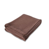 LUIZ, Cashmere-Decke Memoire, 140x200, lava