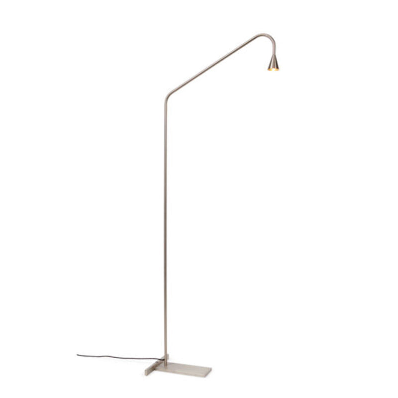 Trotzo21 Austere Stehlampe Nickel. 