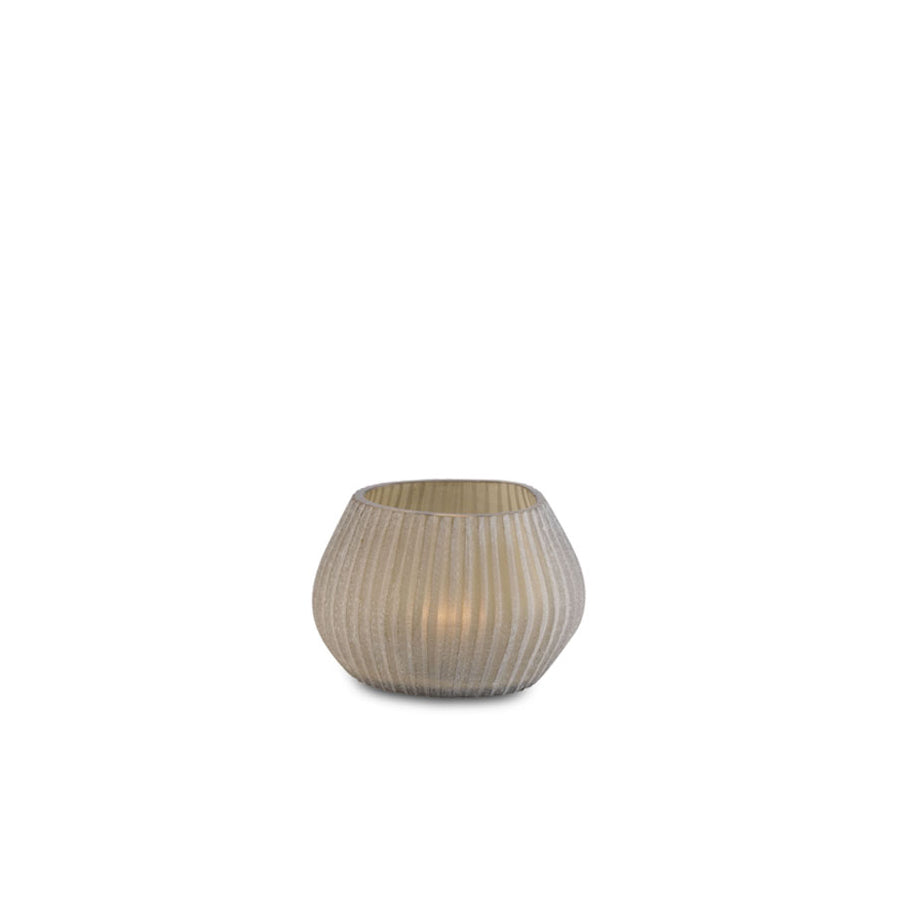 Guaxs Teelicht Nagaa in der Farbe Smokegrey